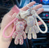 Rhinestone Teddy Bear keychain