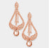 "Tear drops" Rose gold